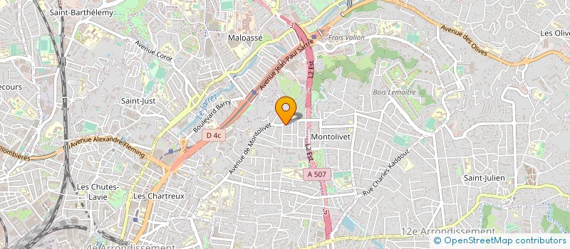 localisation de l'entreprise FROMAGERIE HUGO à MARSEILLE