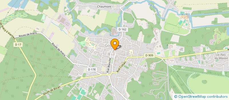 localisation de l'entreprise FROMAGERIE JFL à GOUVIEUX