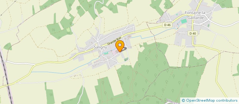 localisation de l'entreprise FROMAGERIE LINCET  SALIGNY
