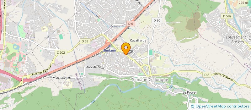 localisation de l'entreprise FROMAGERIE LOU  SIMIANE-COLLONGUE