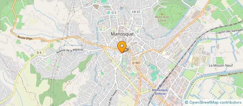 localisation de l'entreprise FROMAGERIE MOULET à MANOSQUE