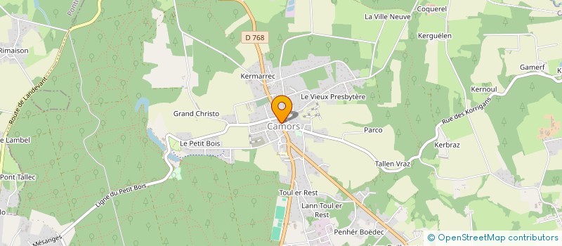 localisation de l'entreprise FROMAGERIE O'CEBON  CAMORS