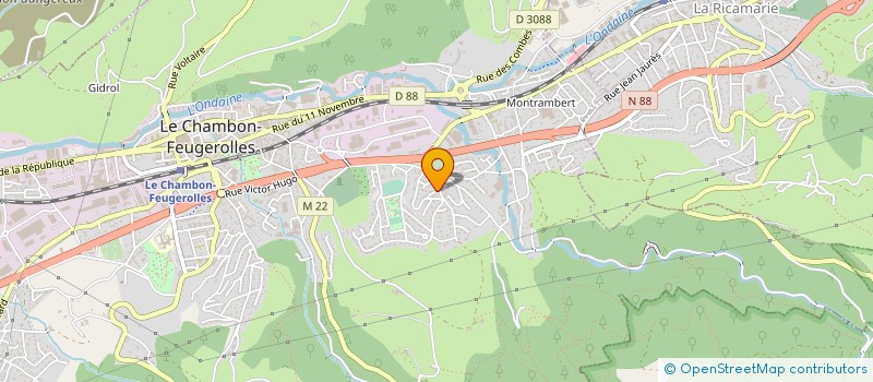 localisation de l'entreprise FROMAGERIE PERRIN ET FILS  SAINT-ETIENNE