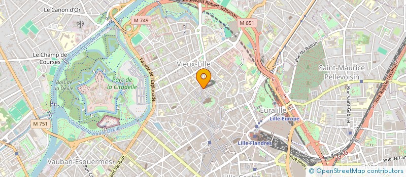 localisation de l'entreprise FROMAGERIE QUENTIN  LILLE