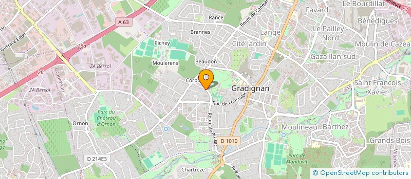localisation de l'entreprise FROMAGERIE RAYMOND à GRADIGNAN