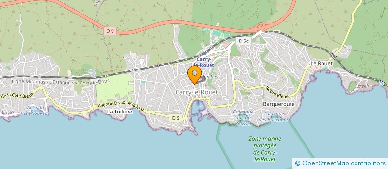 localisation de l'entreprise FROMAGERIE STM  CARRY-LE-ROUET