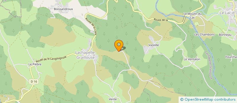 localisation de l'entreprise FROMAGERIES DE COUCOURON à COUCOURON