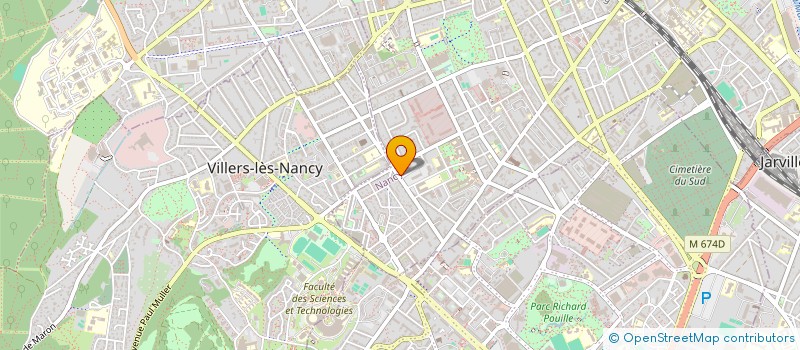 localisation de l'entreprise FROMAGES DE FRANCE à NANCY