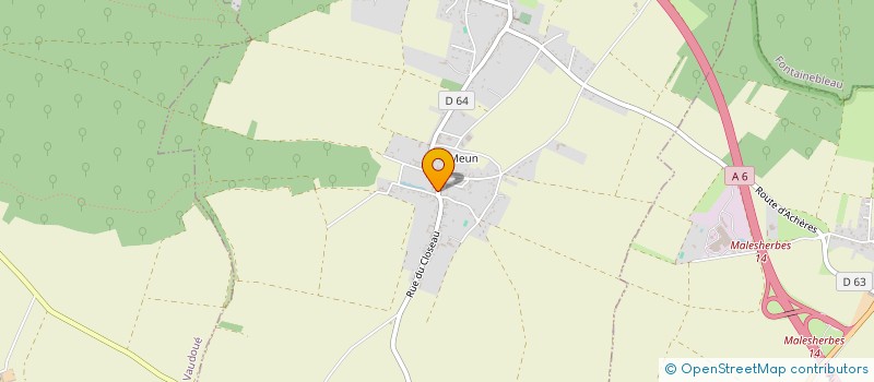 localisation de l'entreprise FROMAGES ET CIE à ACHERES-LA-FORET