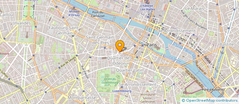 localisation de l'entreprise FROMAGES ET DESSERTS à PARIS