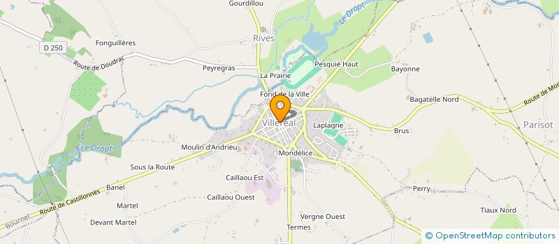 localisation de l'entreprise FROMAGES ET PLUS à BEAUMONTOIS EN PERIGORD