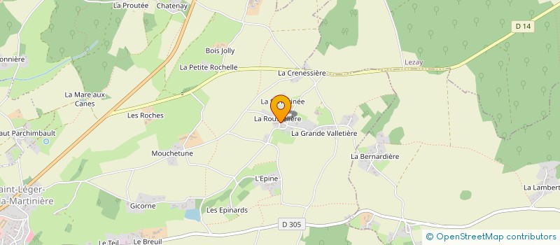 localisation de l'entreprise FROMAGES ET SALAISONS BEGUIER à SAINT-ROMANS-LES-MELLE
