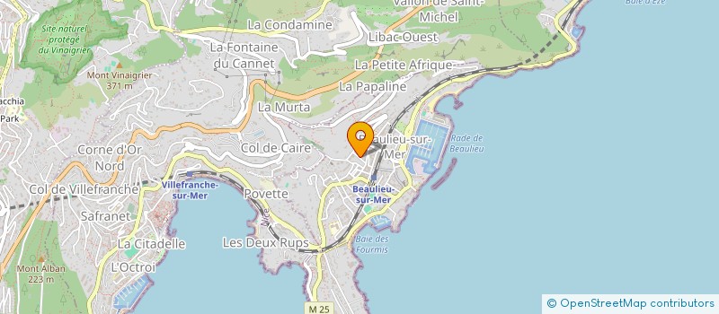 localisation de l'entreprise FROMAGES ET VIGNES à BEAULIEU-SUR-MER