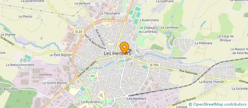 localisation de l'entreprise FROMAGES & SAVEURS à LES HERBIERS