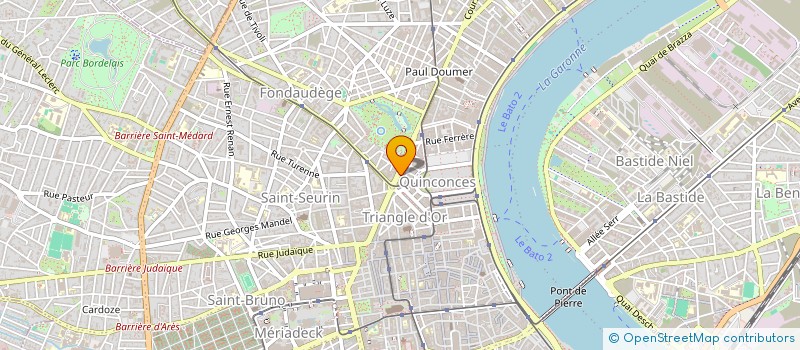 localisation de l'entreprise FROMAGET  BORDEAUX