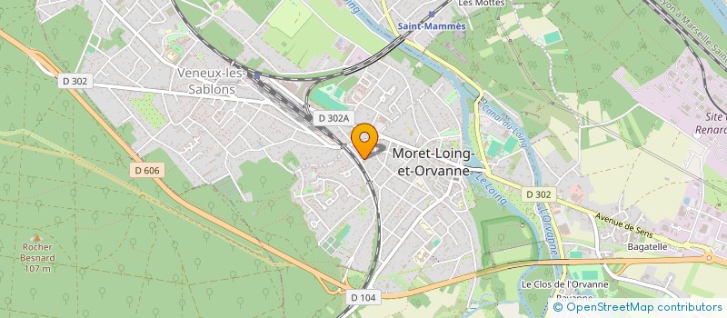 localisation de l'entreprise FROMANTIN-MORENO SARL  MORET-LOING-ET-ORVANNE