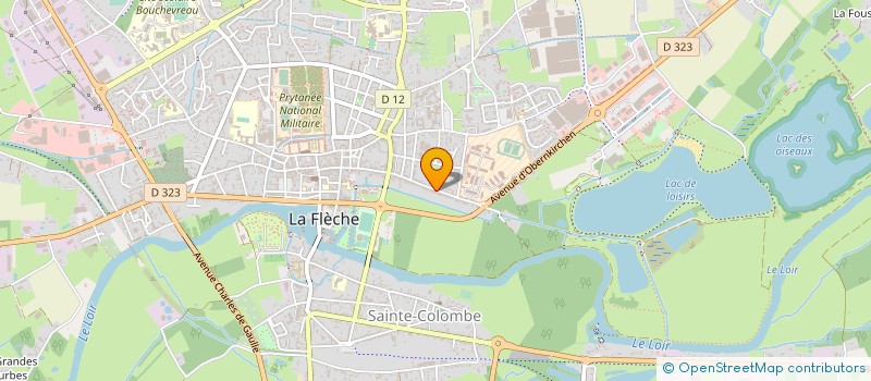 localisation de l'entreprise FROMAV  LA FLECHE