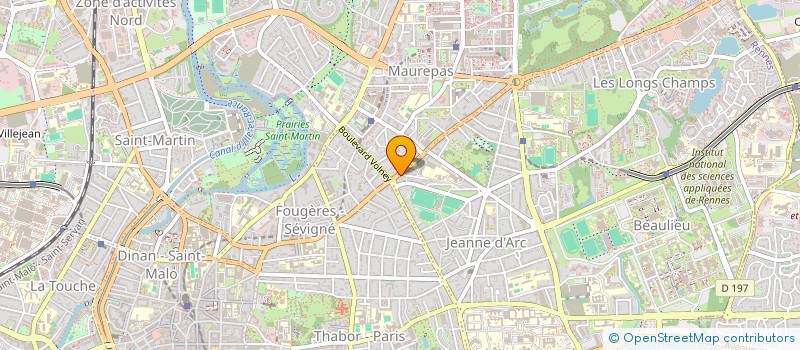 localisation de l'entreprise FROMENT ET TRADITION à RENNES