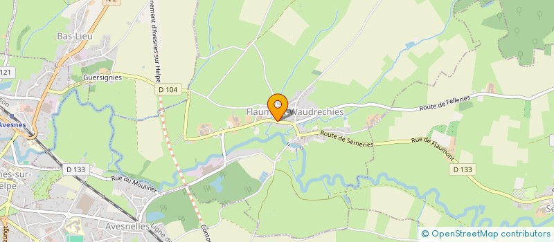 localisation de l'entreprise FROMENT-FACHE DU MARQUAIS à FLAUMONT-WAUDRECHIES