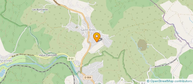 localisation de l'entreprise FROMENT FREDERIC  SAINT-BRES