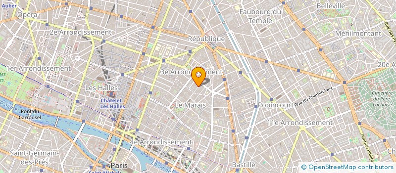 localisation de l'entreprise FROMENT PUTMAN à PARIS