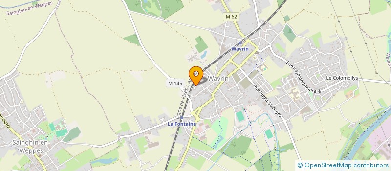 localisation de l'entreprise FROMENTEL.M  WAVRIN