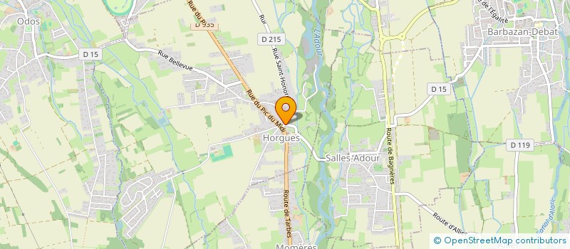 localisation de l'entreprise FROMENTIN  HORGUES