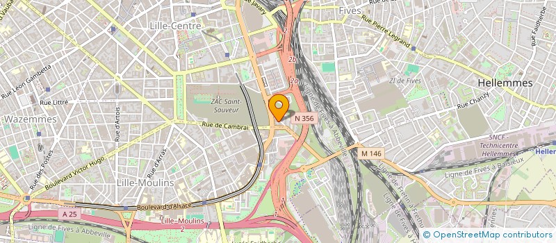 localisation de l'entreprise FROMENTIN DATA SERVICES à LILLE
