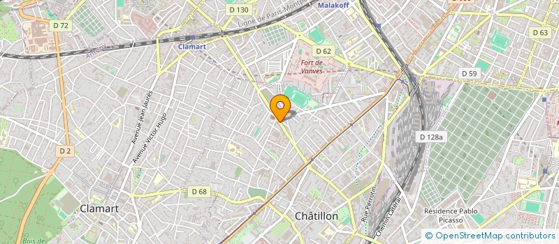 localisation de l'entreprise FROMENTINDIS à CHATILLON