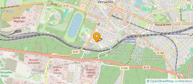 localisation de l'entreprise FROMENTUM à VERSAILLES