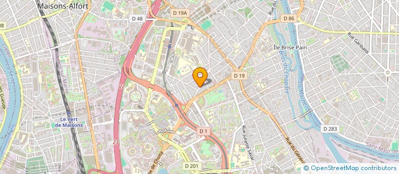 localisation de l'entreprise FROMFINANCE à CRETEIL