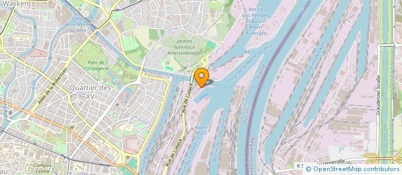 localisation de l'entreprise FROMI STRASBOURG  STRASBOURG