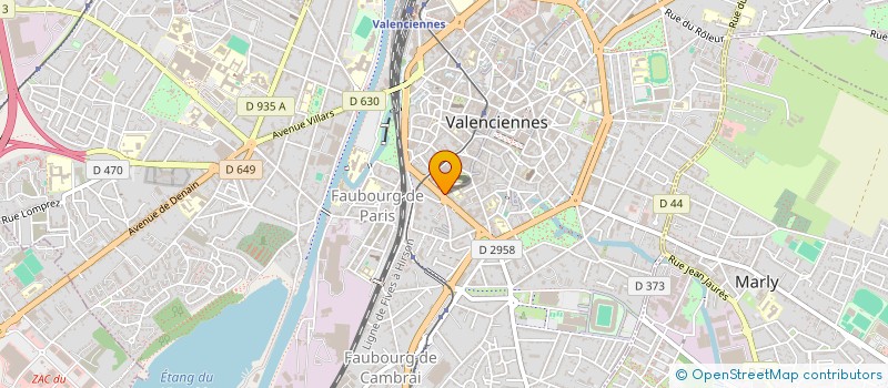 localisation de l'entreprise FROMONT HENRI ET DUBOST PIERRE à VALENCIENNES