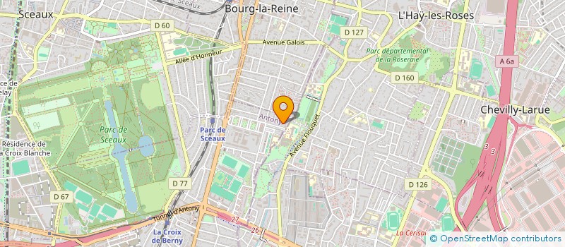 localisation de l'entreprise FROMTHESKY  ANTONY