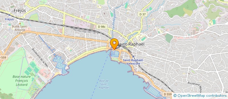 localisation de l'entreprise FROMTON  SAINT-RAPHAEL