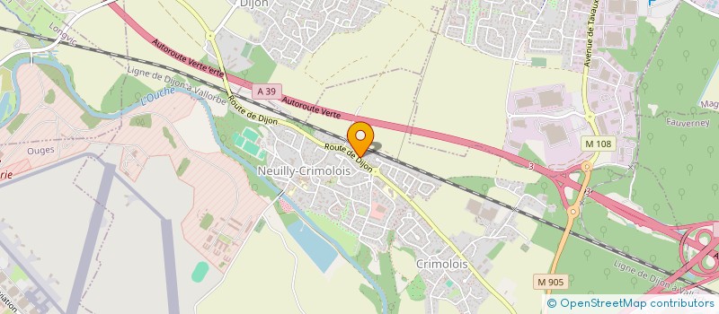 localisation de l'entreprise FRONBAK  NEUILLY-CRIMOLOIS