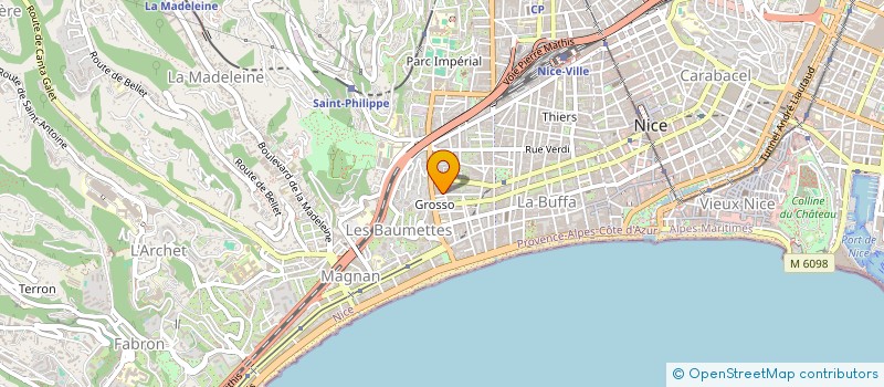 localisation de l'entreprise FRONOS à NICE