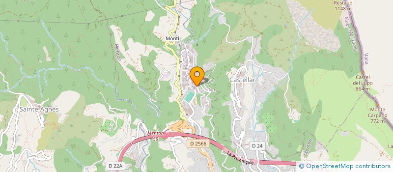 localisation de l'entreprise FRONT DE NEIGE  CASTELLAR