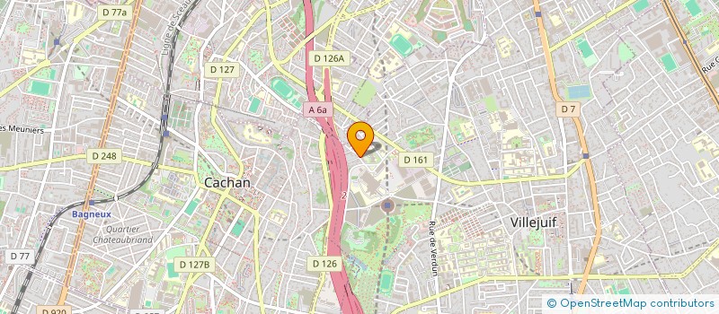 localisation de l'entreprise FRONT DE SEINE 8 à VILLEJUIF