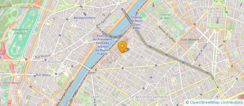 localisation de l'entreprise FRONT DE SEINE BEAUGRENELLE  PARIS