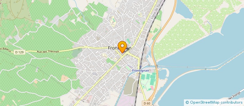 localisation de l'entreprise FRONT'ELECT à FRONTIGNAN