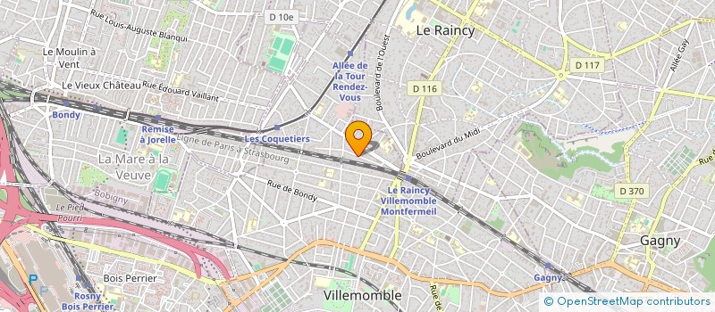 localisation de l'entreprise FRONT-ID à VILLEMOMBLE