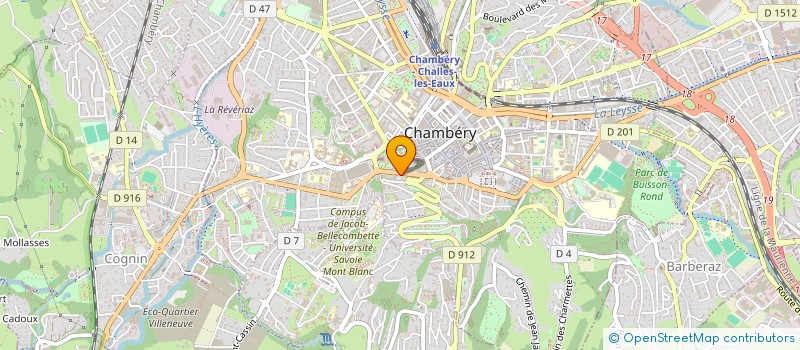 localisation de l'entreprise FRONT NATIONAL FEDERATION SAVOIE à CHAMBERY