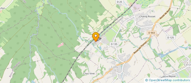 localisation de l'entreprise FRONTALIA 360  LULLY