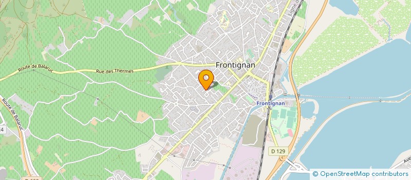 localisation de l'entreprise FRONTI CONSTRUCTION à FRONTIGNAN