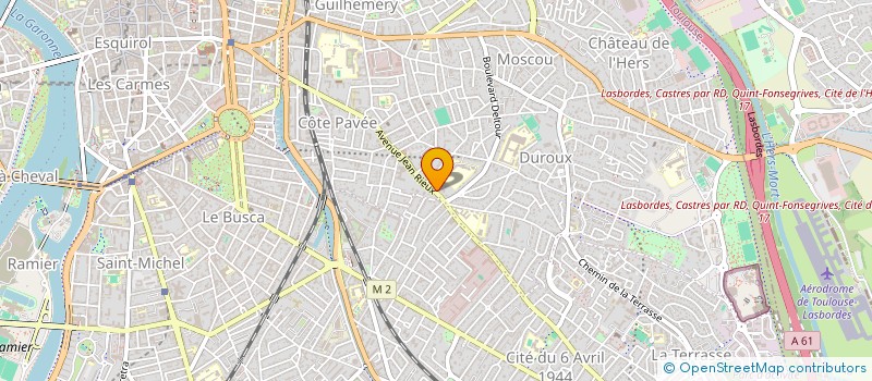 localisation de l'entreprise FRONTIERE DU VOIR à TOULOUSE