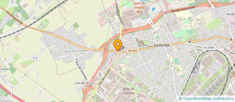 localisation de l'entreprise FRONTIERES NOUVEAUX MEDIAS à LILLE