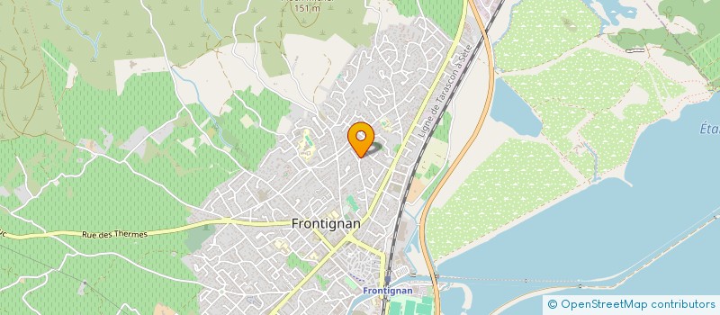localisation de l'entreprise FRONTIGNAN ASSISTANCE à SETE