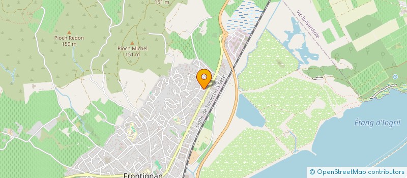 localisation de l'entreprise FRONTIGNAN INGRIL KITE WIND CLUB DITE INKIWI à FRONTIGNAN