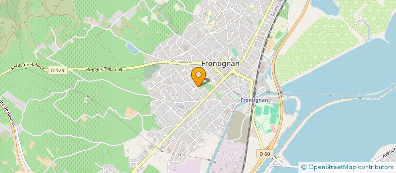 localisation de l'entreprise FRONTIGNAN KARATE CLUB à FRONTIGNAN